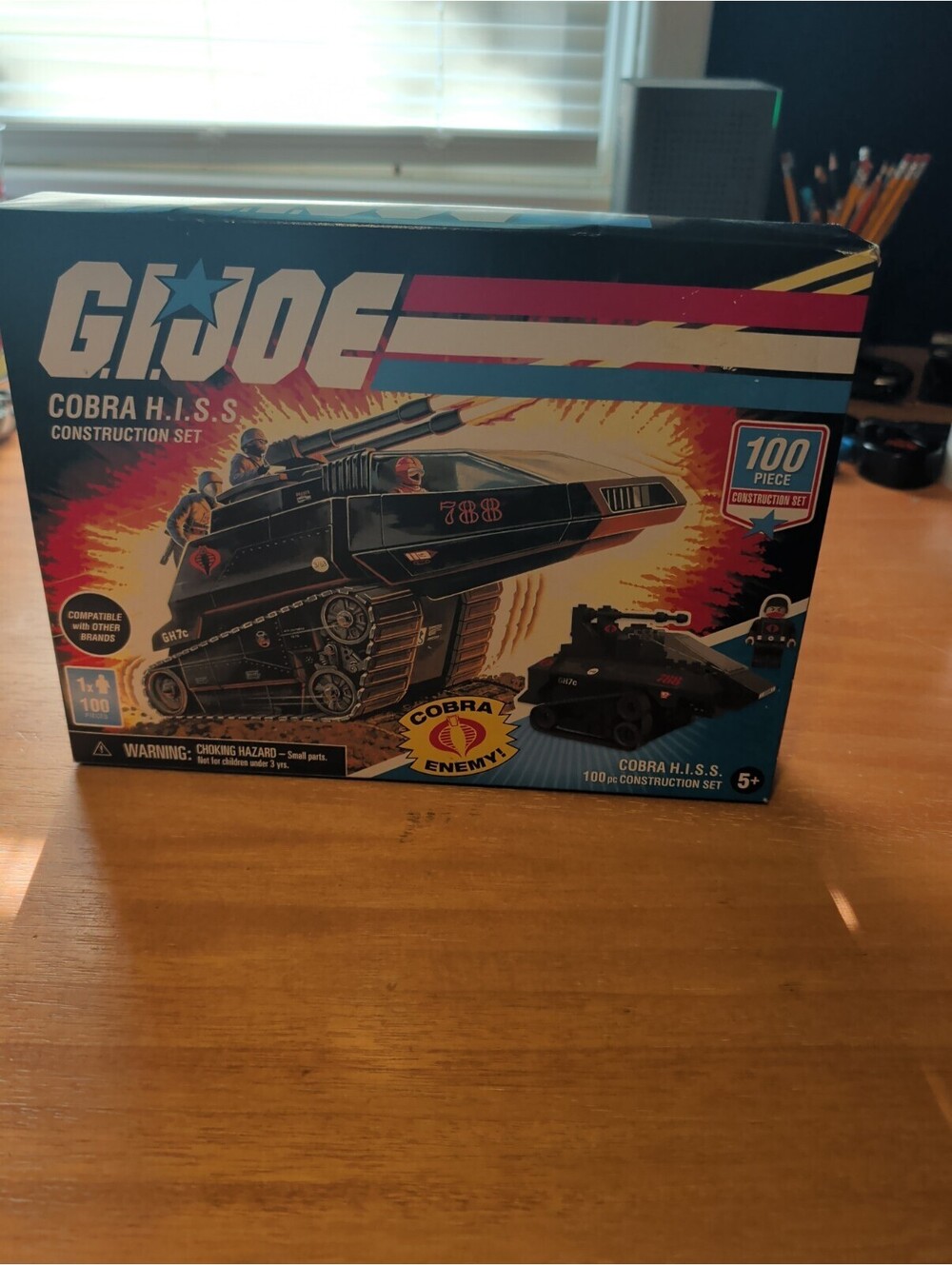 GI Joe COBRA HISS Tank Forever Clever Construction Building Set